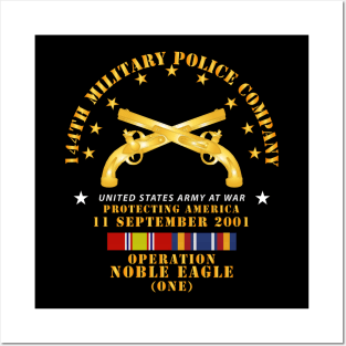 144th Military Police Co - 911 - ONE w SVC w BR Posters and Art